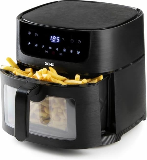 DOMO DO543FR - Frituregryde - 8L - med udsigtsvindue - Sort