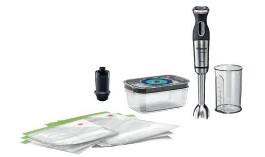 Bosch MS8CM61V1 Blender Håndmixer Sort - Rustfrit stål - Gennemsigtig 1000 W (MS8CM61V1)