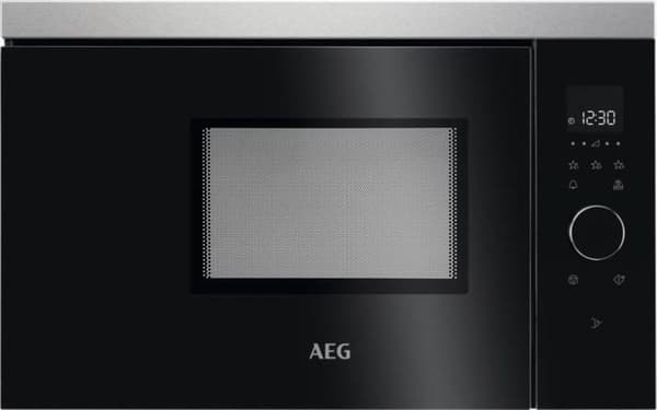 AEG MBB1756SEM Inbyggd Solo mikrovågsugn 17 L 800 W Svart, Rostfritt stål