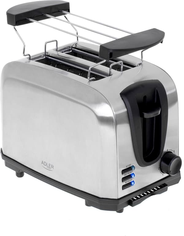 Adler AD3222 - Brødrister - Brødrister med brødstativ - 1000 Watt