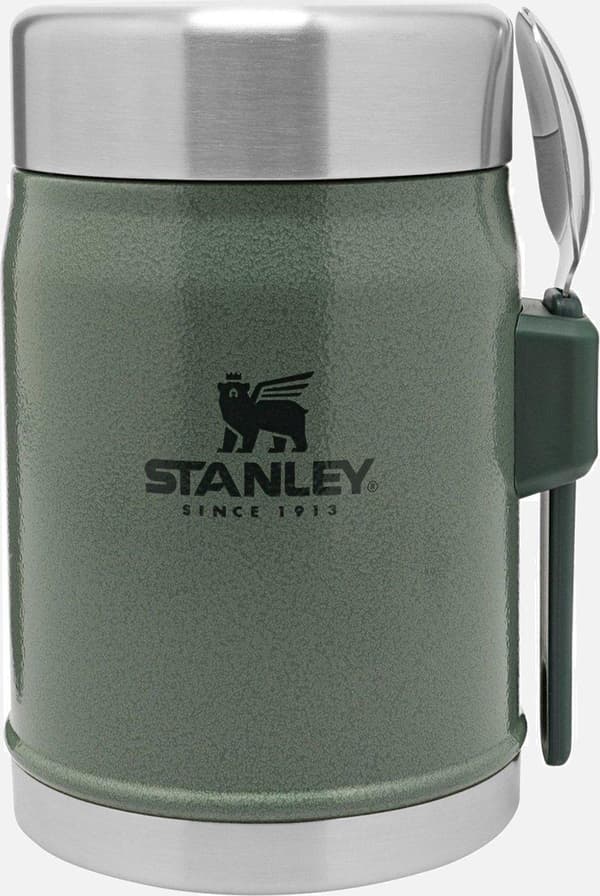 Stanley The Legendary Food Jar + Spork 0,4L - Termokandeflaske - Hammertone Grøn