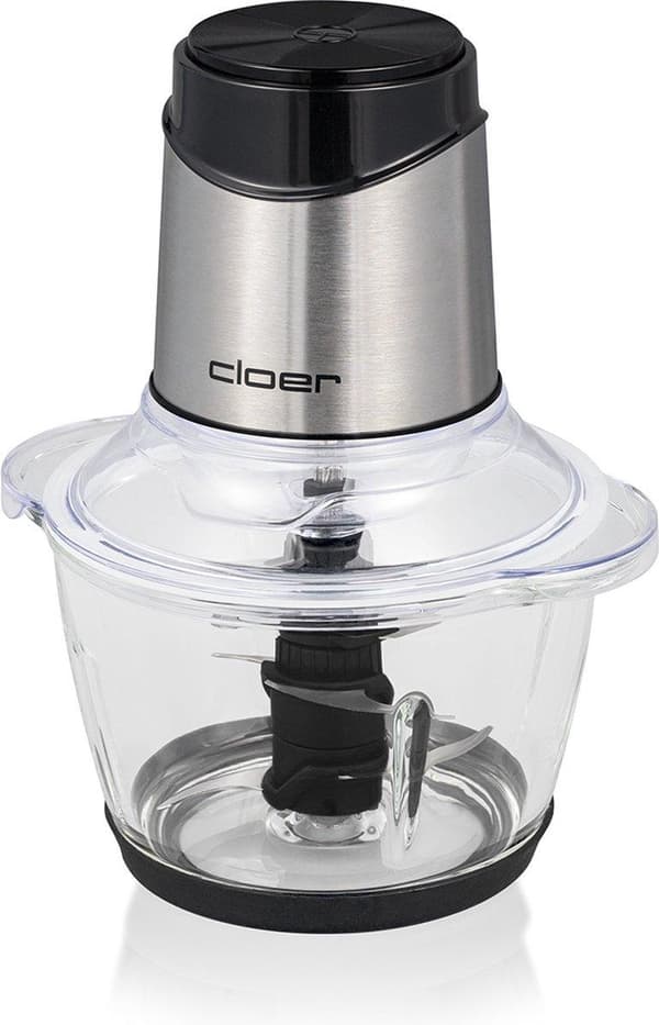 Cloer hakker, glasbeholder, 1.200 ml kapacitet, 400 watt effekt (6829)