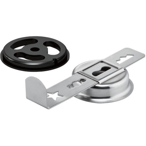 Bosch MUZ9SV1 MUZ9SV1 Spritz-beslag Rustfrit stål, sort