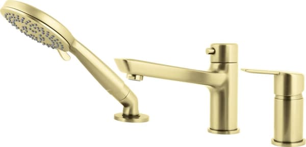 3-huls badekararmatur