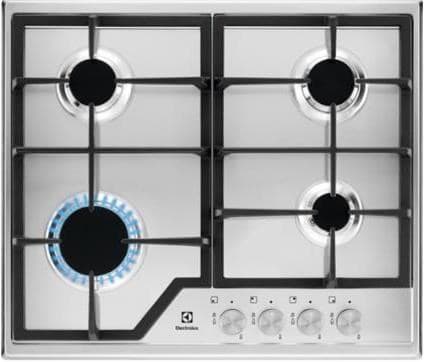 Electrolux EGS6426SX Rostfritt stål Inbyggd gasugn 4 zon(er) Rostfritt stål