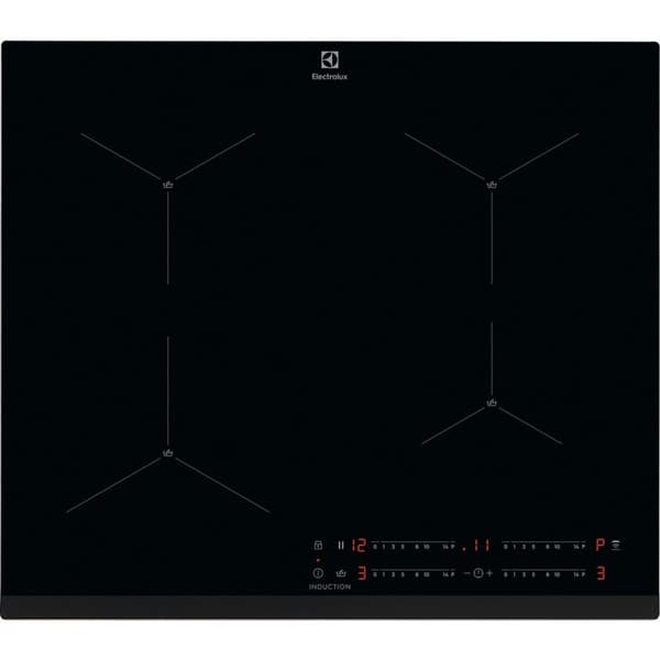 Electrolux EIS62443 Svart Inbyggd 60 cm Zon induktionshäll 4 zon(er) Svart