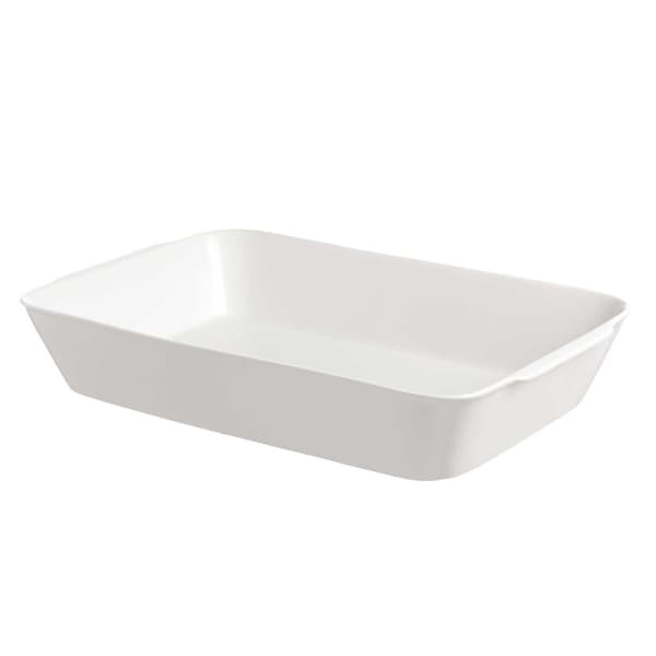 Anghiari bageform - Hvid, 39 x 25 cm