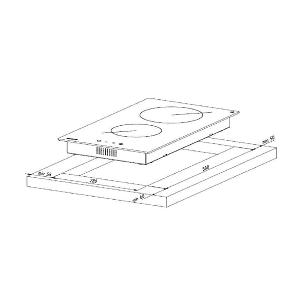 Keramikhäll AKPO PKA 30 601 svart