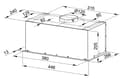 Miniatyrbillede 2 af 2: Indbygget emhætte MPM-45-OW-05