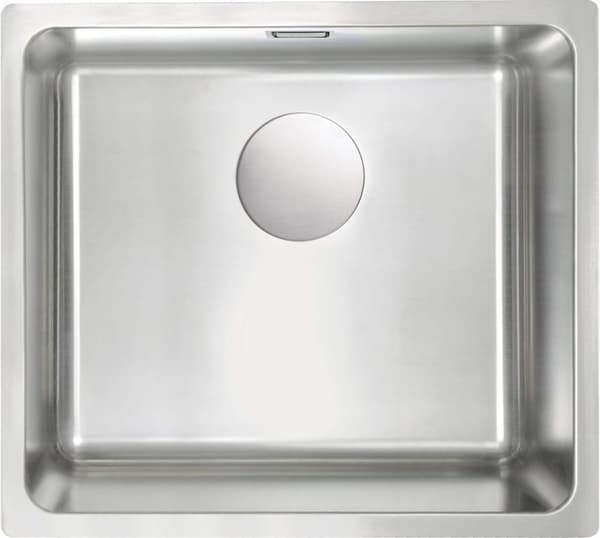 Stålvask med 1 kumme