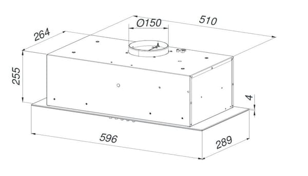 MAAN Ares M 60 mjuk ventilationskåpa