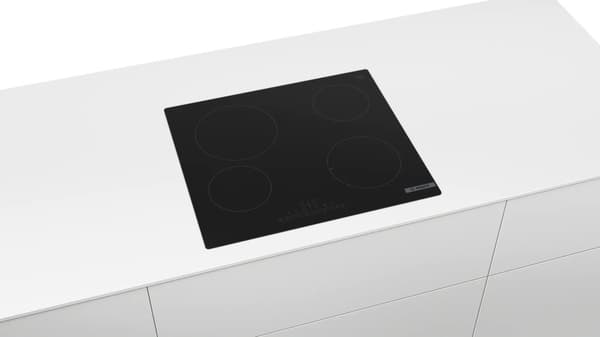 Bosch Serie 6 PKE611FP2E Spishäll Svart Inbyggd 60 cm Keramik 4 zon(er)
