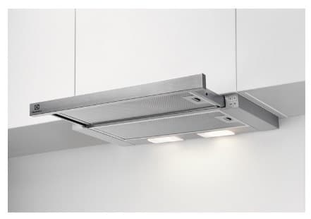 Electrolux LFP326S köksfläkt Delvis inbyggd (utdragbar) Grå 410 m³/h C