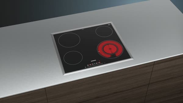 Siemens iQ300 ET645FFN1E häll Svart Inbyggd 60 cm Keramik 4 zon(er)