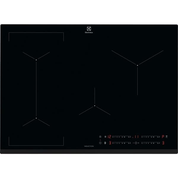 Electrolux EIV734 Svart Inbyggd 68 cm Zon induktionshäll 4 zon(er) Svart