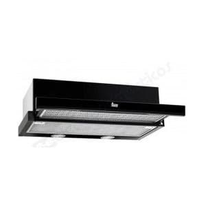 Teka CNL 6415 PLUS Puoli-integroitava (ulosvedettävä) Musta 385 m³/h A