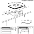 Miniatyrbillede 5 af 5: AEG IKE64441FB Sort Indbygget Zone induktionskogeplade 4 zone(r)