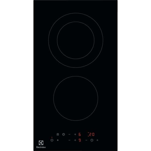 Electrolux LHR3233CK liesitaso musta, sisäänrakennettu, keraaminen, 2 aluetta