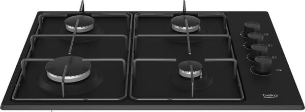 Beko HIBG64120SB Spishäll Svart Inbyggd 60 cm Gas 4 zon(er)