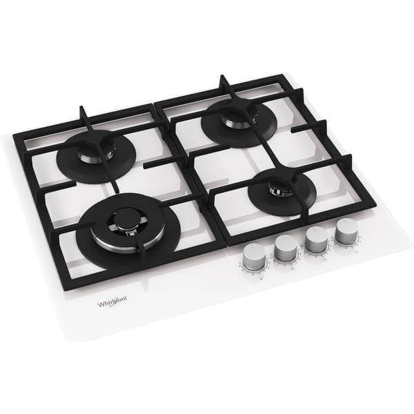 Whirlpool AKTL629/WH Vit Inbyggd 59 cm Gas 4 zon(er)