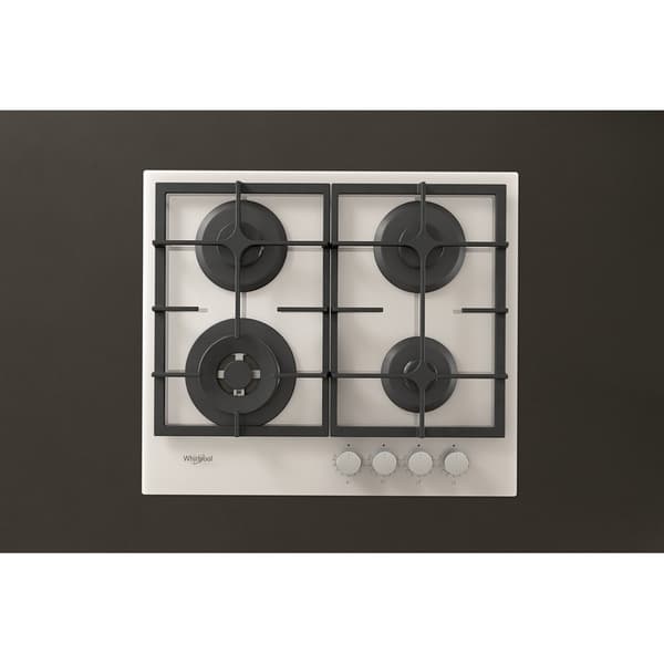 Whirlpool AKTL629/WH Vit Inbyggd 59 cm Gas 4 zon(er)