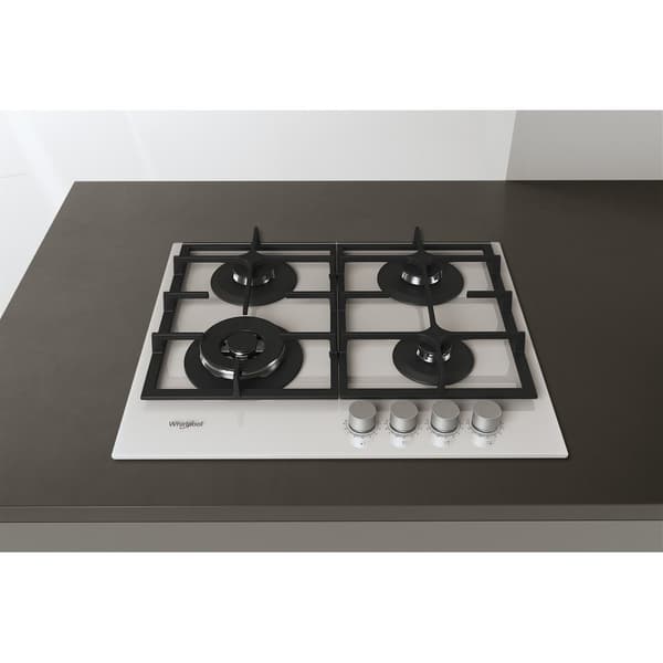 Whirlpool AKTL629/WH Vit Inbyggd 59 cm Gas 4 zon(er)