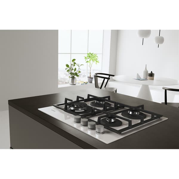 Whirlpool AKTL629/WH Vit Inbyggd 59 cm Gas 4 zon(er)