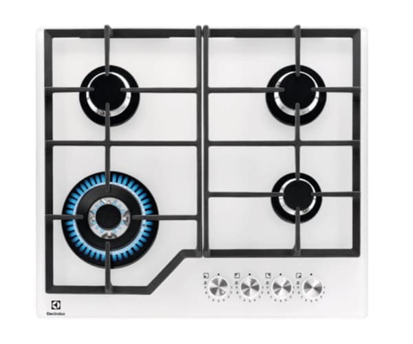 Electrolux KGG64362W Vit Inbyggd 60 cm Gas 4 zon(er)