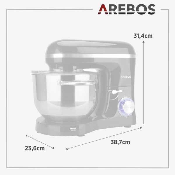 Køkkenmaskine 1500W - 6l