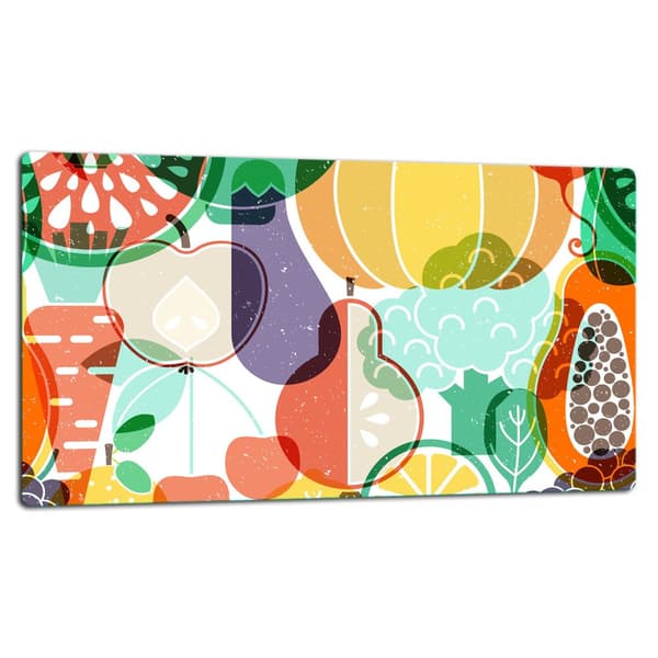 SKÄRBRÄDA I GLAS 52x30 FRUKT