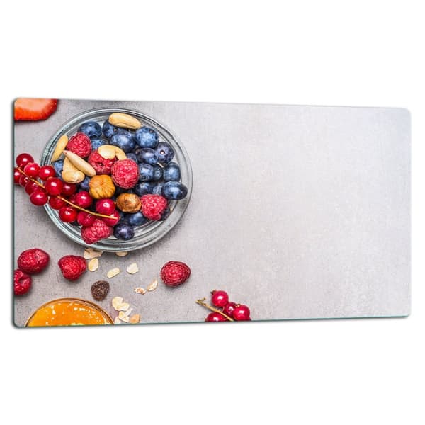 SKÄRBRÄDA I GLAS 52x30 FRUKT