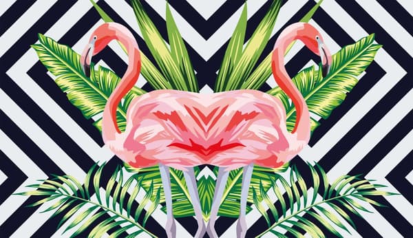 LASILEIKKUULAUTA 52x30 FLAMINGO
