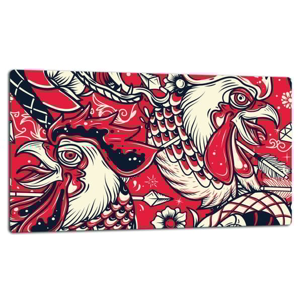 SKÄRBRÄDA I GLASPLATTA 52x30 ROOSTER
