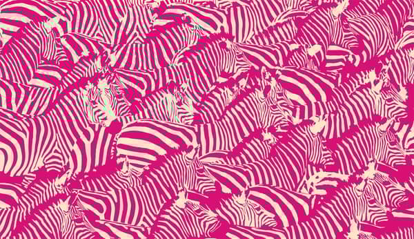 SKÆREBRÆT I GLAS 52x30 ZEBRA