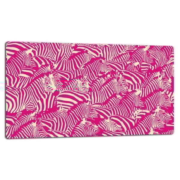 SKÆREBRÆT I GLAS 52x30 ZEBRA