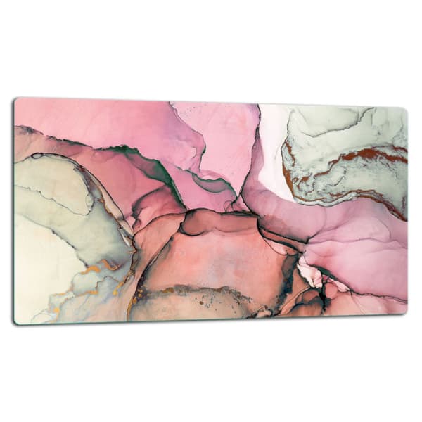 SKÆREBRÆT I GLAS 52X30 MARMOR