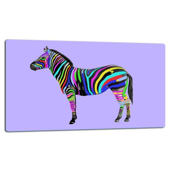 SKÄRBRÄDA I GLASPLATTA 52x30 ZEBRA