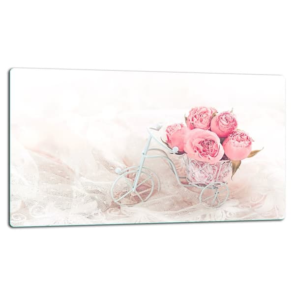 SKÄRBRÄDA I GLAS 52x30 ROSA
