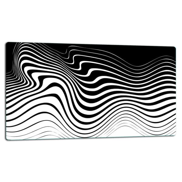 SKÆREBRÆT I GLAS 52x30 ZEBRA