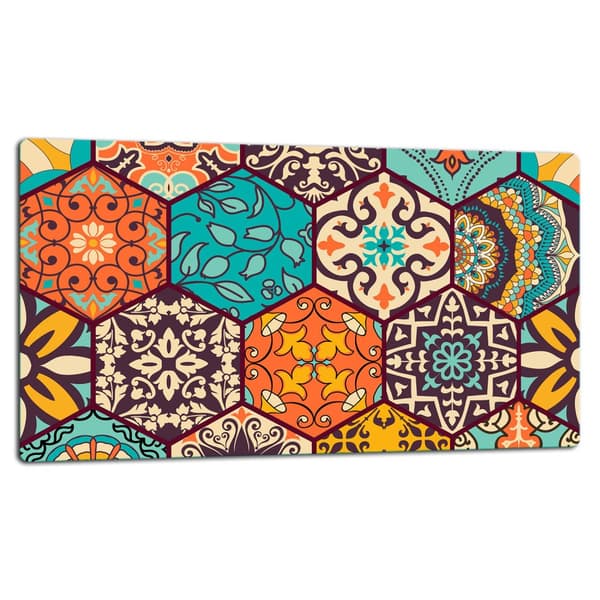 SKÆREBRÆT I GLAS 52x30 MOSAIK