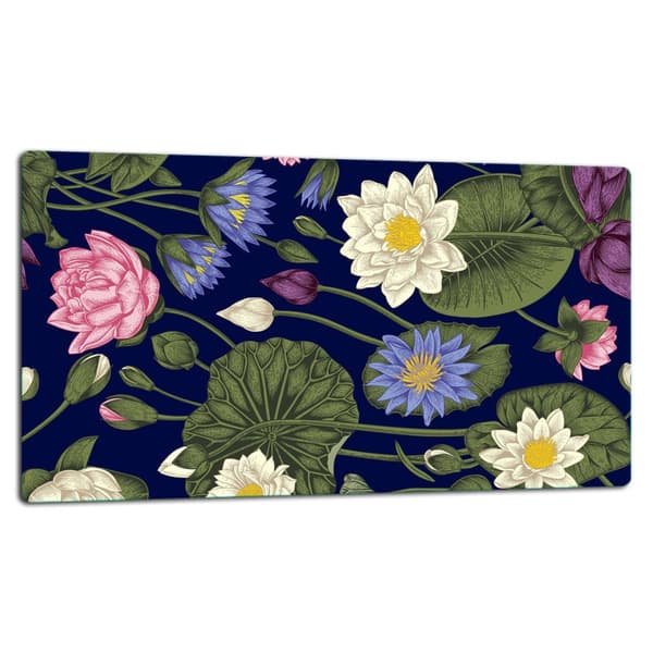 SKÄRBRÄDA I GLAS 52x30 BLOMMOR
