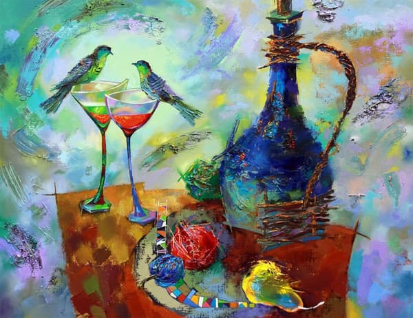 SKÄRBRÄDA I GLAS 52x40 VIN