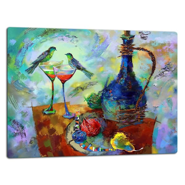 SKÄRBRÄDA I GLAS 52x40 VIN
