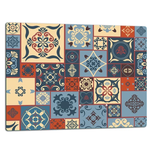 SKÄRBRÄDA I GLASPLATTA 52x40 MOSAIK