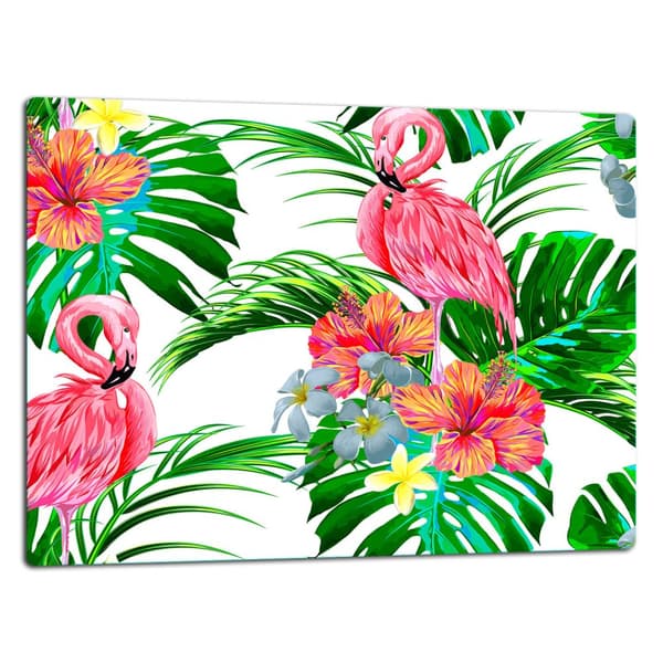 SKÄRBRÄDA I GLAS 52x40 FLAMINGO