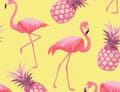 Miniatyrbild 2 av 11: SKÄRBRÄDA I GLAS 52x40 FLAMINGO