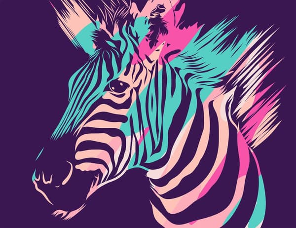 SKÄRBRÄDA I GLASPLATTA 52x40 ZEBRA