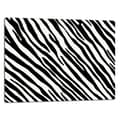 Miniatyrbild 1 av 11: SKÄRBRÄDA I GLASPLATTA 52x40 ZEBRA