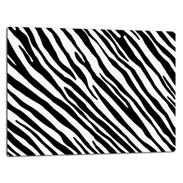 SKÄRBRÄDA I GLASPLATTA 52x40 ZEBRA