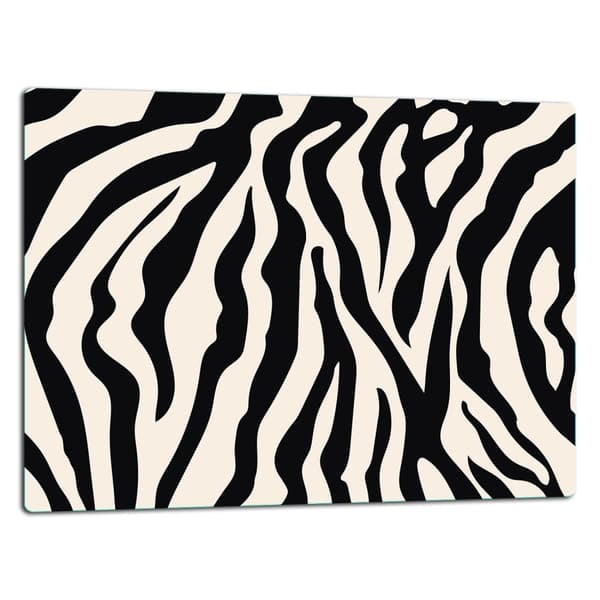 SKÄRBRÄDA I GLASPLATTA 52x40 ZEBRA